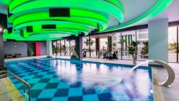 Квартира 1+1 с видом на море в элитном комплексе района Каргыджак - Ракурс 2