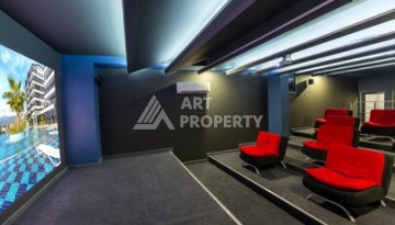 Квартира 1+1 с видом на море в элитном комплексе района Каргыджак - Ракурс 3