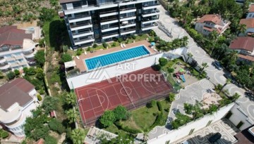 Квартира 1+1 с видом на море в элитном комплексе района Каргыджак - Ракурс 9