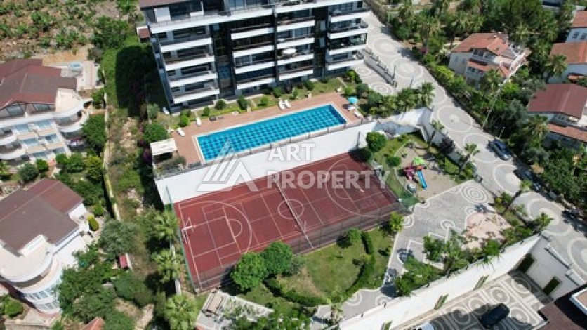 Квартира 1+1 с видом на море в элитном комплексе района Каргыджак - Ракурс 8