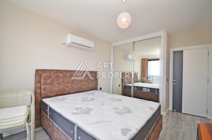 Квартира 1+1 с видом на море в элитном комплексе района Каргыджак - Ракурс 10