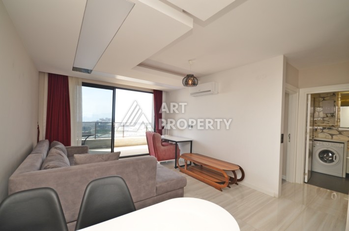 Квартира 1+1 с видом на море в элитном комплексе района Каргыджак - Ракурс 13