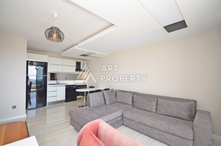 Квартира 1+1 с видом на море в элитном комплексе района Каргыджак - Ракурс 14