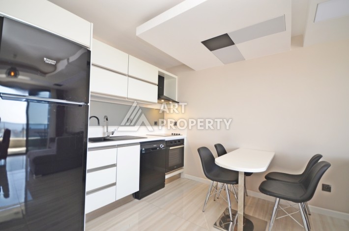 Квартира 1+1 с видом на море в элитном комплексе района Каргыджак - Ракурс 18