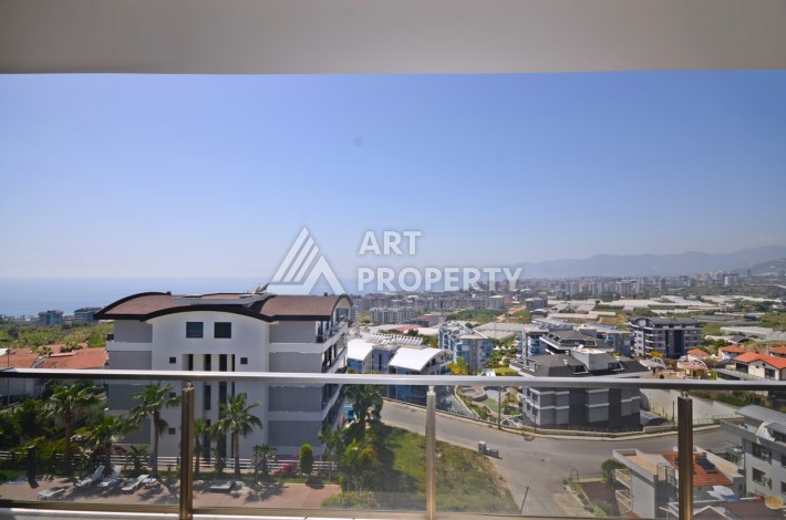 Квартира 1+1 с видом на море в элитном комплексе района Каргыджак - Ракурс 19