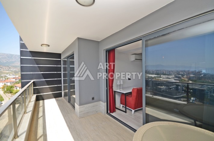 Квартира 1+1 с видом на море в элитном комплексе района Каргыджак - Ракурс 21