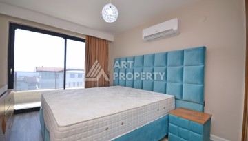 Квартира 1+1 с панорамным видом на море в элитном комплексе района Каргыджак - Ракурс 12