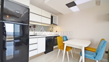 Квартира 1+1 с панорамным видом на море в элитном комплексе района Каргыджак - Ракурс 16