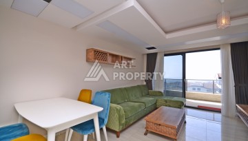 Квартира 1+1 с панорамным видом на море в элитном комплексе района Каргыджак - Ракурс 17