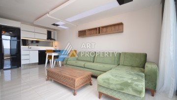 Квартира 1+1 с панорамным видом на море в элитном комплексе района Каргыджак - Ракурс 22