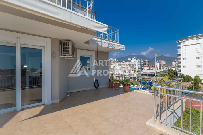 Квартира 2+1 с большой террасой в открытом районе Джеджели - Ракурс 45