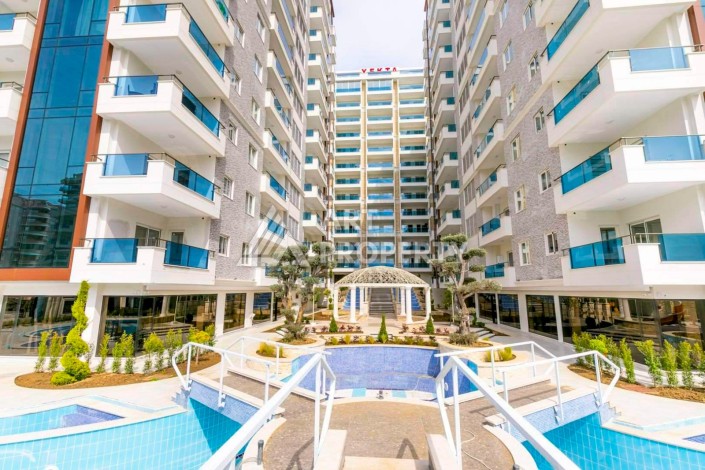 Квартира 1+1 в премиальном комплексе в районе Махмутлар — срочная продажа - Ракурс 18