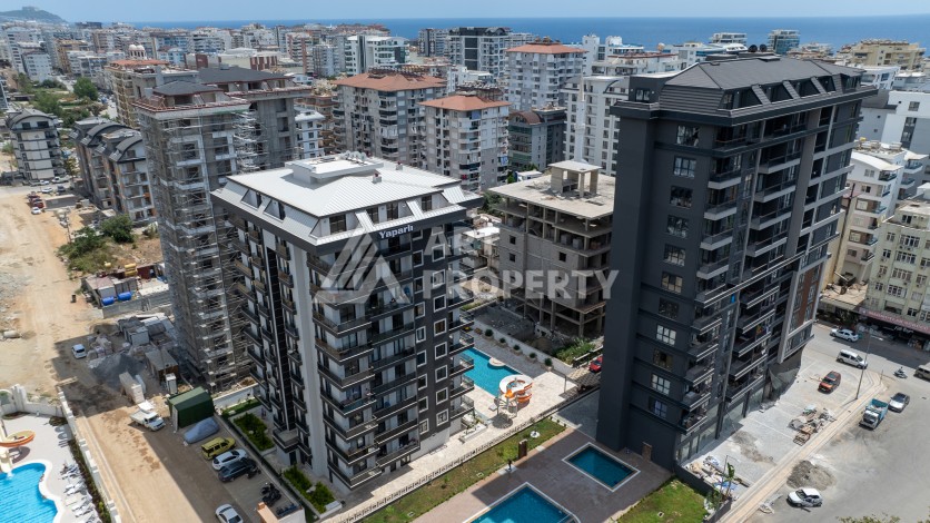 Элитные квартиры от 62 до 170 кв.м. в Махмутларе, 650 м до пляжа - Ракурс 41