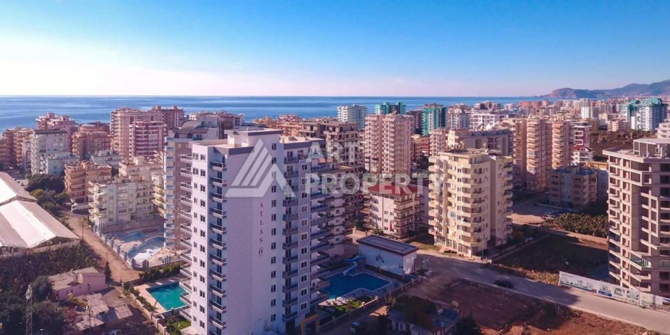 Дуплекс 4+1 у моря в Махмутларе, 200 м до пляжа - Ракурс 9