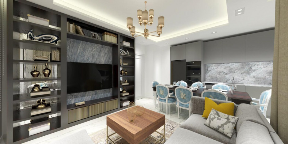 Двухкомнатная квартира в 350 метрах от Средиземного моря, 55 м2 - Ракурс 8