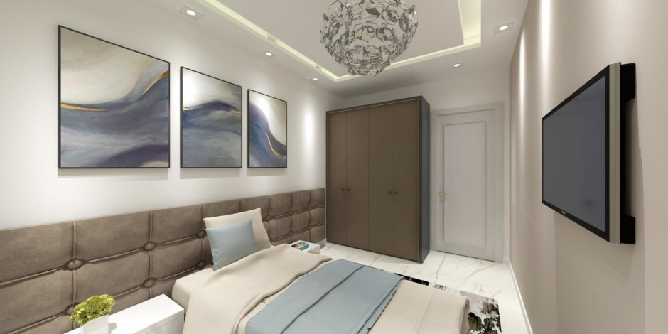 Двухкомнатная квартира в 350 метрах от Средиземного моря, 55 м2 - Ракурс 9