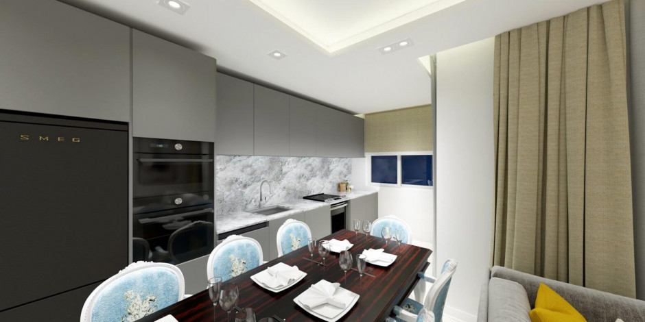 Двухкомнатная квартира в 350 метрах от Средиземного моря, 55 м2 - Ракурс 13