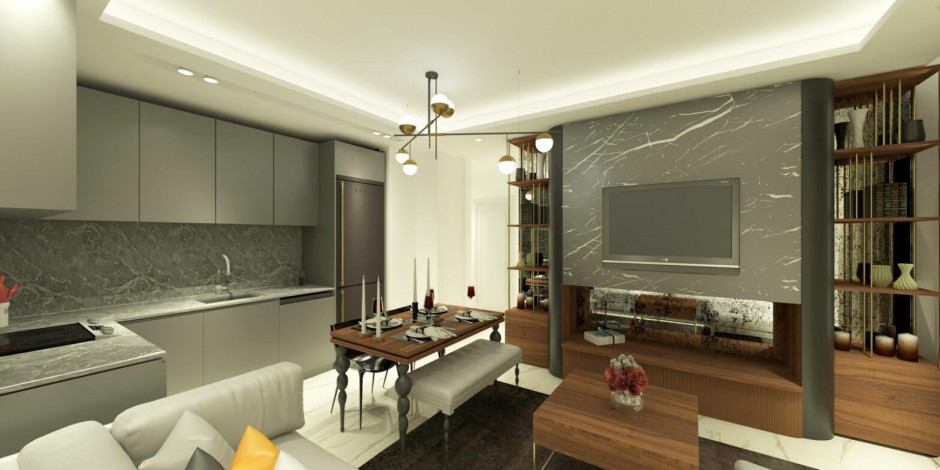 Двухкомнатная квартира в 350 метрах от Средиземного моря, 55 м2 - Ракурс 22