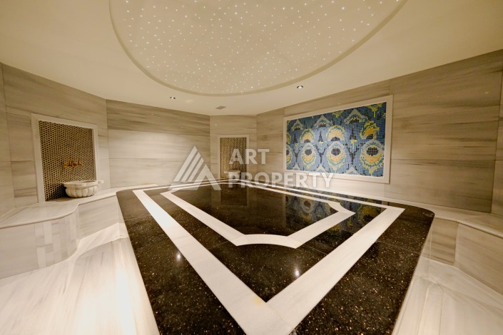 Квартира 1+1 в центре Алании, 650 м до пляжа Кейкубад - Ракурс 21