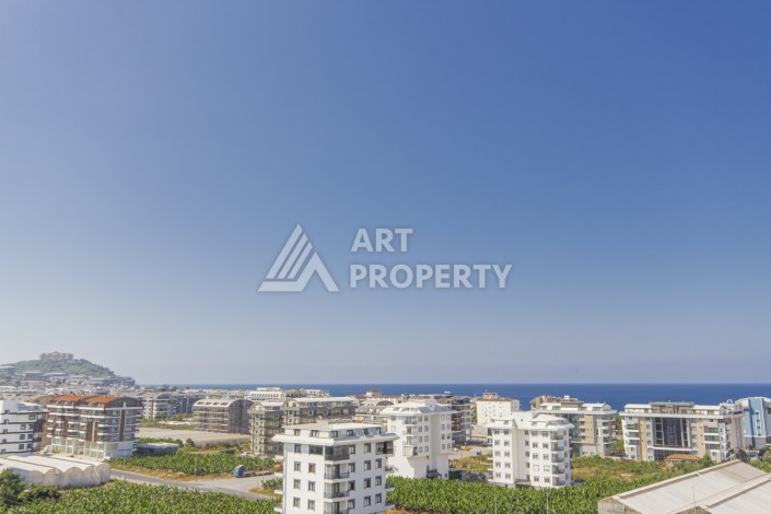 Просторная квартира 1+1 с видом на море в Махмутларе, 70 кв.м. - Ракурс 10