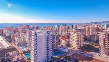 Просторная квартира 1+1 с видом на море в Махмутларе, 70 кв.м. - Ракурс 25