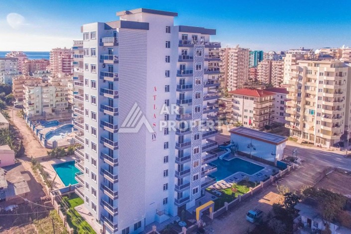 Просторная квартира 1+1 с видом на море в Махмутларе, 70 кв.м. - Ракурс 25