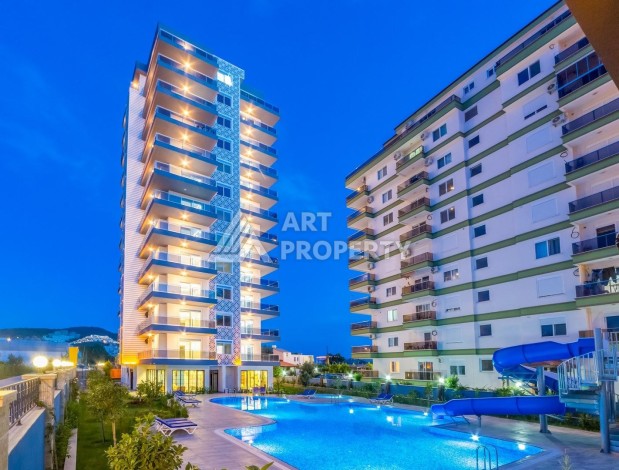 Просторная квартира 1+1 с видом на море в Махмутларе, 70 кв.м. - Ракурс 29