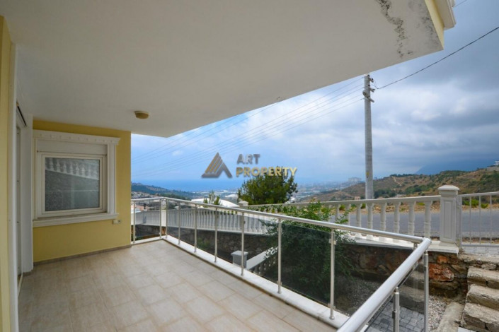 Квартира 2+1 с выходом на терассу и видом на море в районе Каргыджак, 95 м2 - Ракурс 6