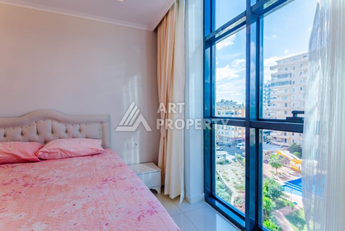 Просторная квартира 1+1 площадью 70 м² в уютном жилом комплексе у моря - Ракурс 7