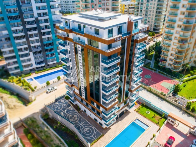 Просторная квартира 1+1 площадью 70 м² в уютном жилом комплексе у моря - Ракурс 18