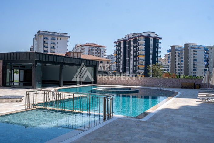 Квартиры 1+1 в люкс-резиденции, 650 м до моря в Махмутларе - Ракурс 19