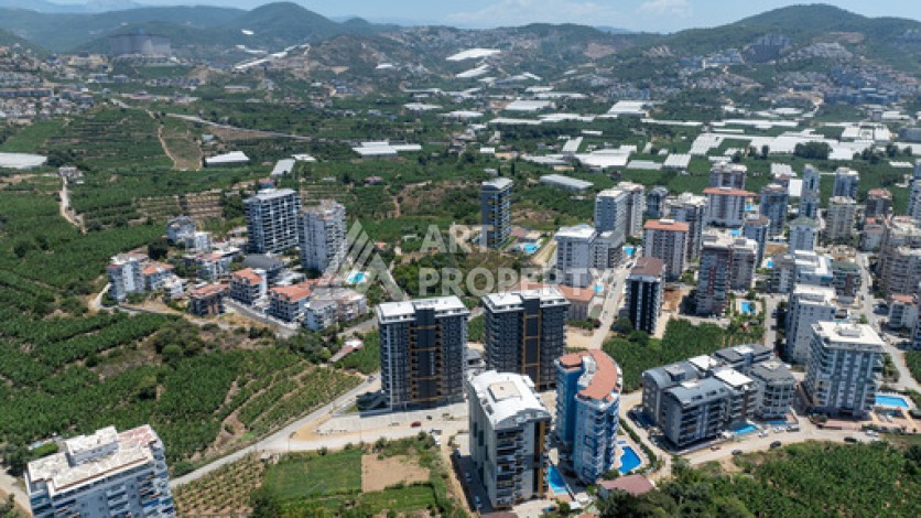 Квартиры 1+1 в люкс-резиденции, 650 м до моря в Махмутларе - Ракурс 25