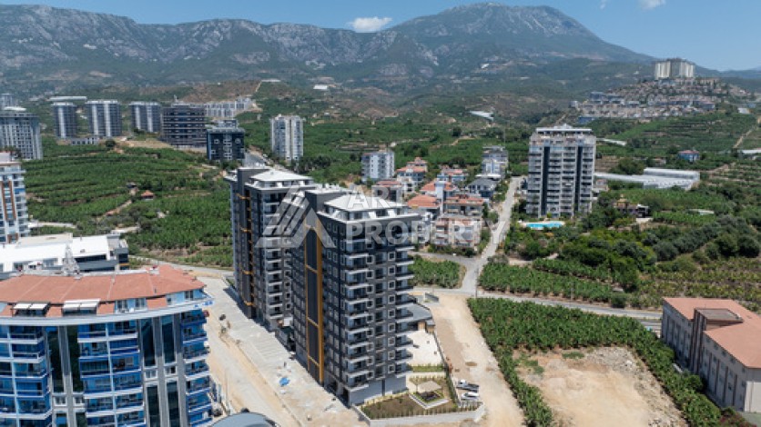 Квартиры 1+1 в люкс-резиденции, 650 м до моря в Махмутларе - Ракурс 26