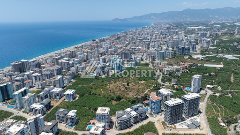 Квартиры 1+1 в люкс-резиденции, 650 м до моря в Махмутларе - Ракурс 27