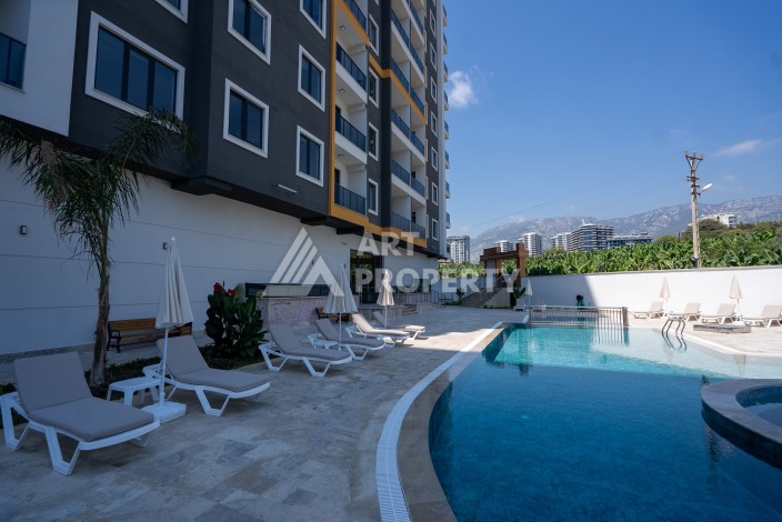 Квартиры 1+1 в люкс-резиденции, 650 м до моря в Махмутларе - Ракурс 43