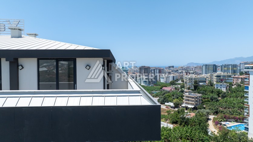 Квартиры 1+1 в люкс-резиденции, 650 м до моря в Махмутларе - Ракурс 44