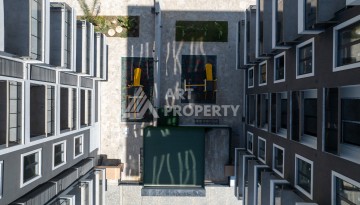 Квартиры 1+1 в люкс-резиденции, 650 м до моря в Махмутларе - Ракурс 49
