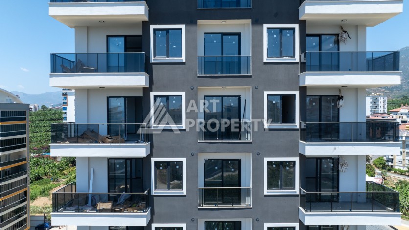 Квартиры 1+1 в люкс-резиденции, 650 м до моря в Махмутларе - Ракурс 51