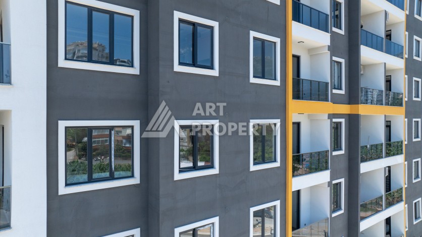 Квартиры 1+1 в люкс-резиденции, 650 м до моря в Махмутларе - Ракурс 52