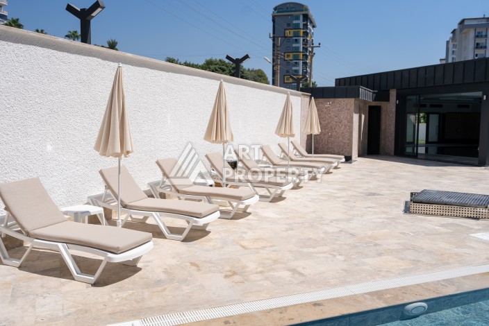 Квартиры 1+1 в люкс-резиденции, 650 м до моря в Махмутларе - Ракурс 66