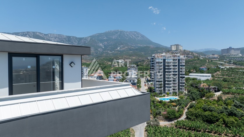 Квартиры 1+1 в люкс-резиденции, 650 м до моря в Махмутларе - Ракурс 70