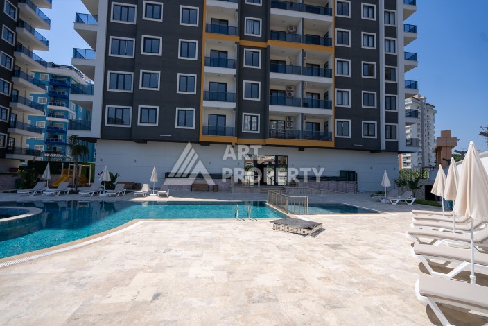 Квартиры 1+1 в люкс-резиденции, 650 м до моря в Махмутларе - Ракурс 81