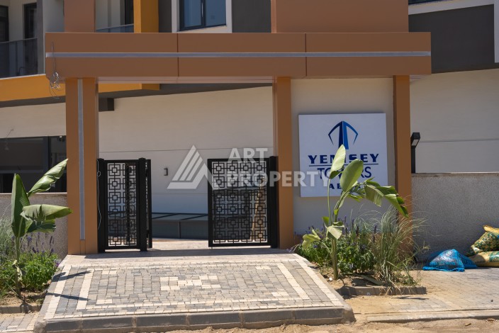 Квартиры 1+1 в люкс-резиденции, 650 м до моря в Махмутларе - Ракурс 87