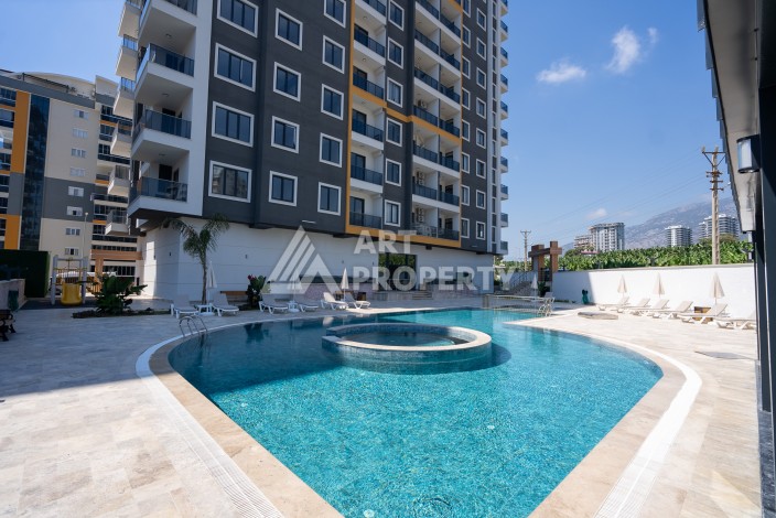 Квартиры 1+1 в люкс-резиденции, 650 м до моря в Махмутларе - Ракурс 91