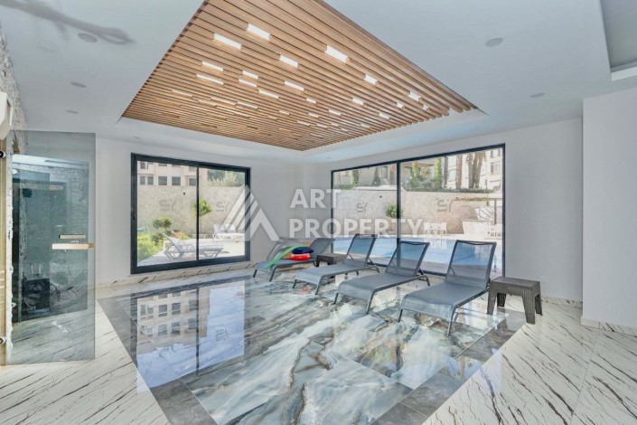 Квартира 1+1 с видом на море и крепость в центре Алании, 48 кв.м. - Ракурс 5