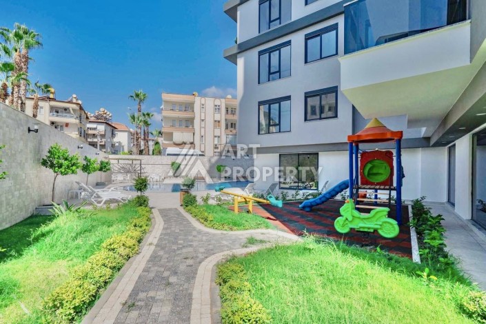 Квартира 1+1 с видом на море и крепость в центре Алании, 48 кв.м. - Ракурс 10