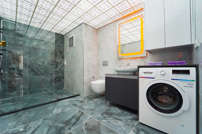 Трехкомнатная двухуровневая меблированная квартира в районе Оба, Алания, 140 м2 - Ракурс 8