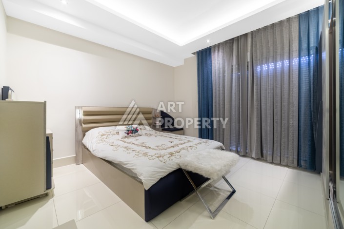 Меблированный пентхаус 3+1 с видом на море в Тосмуре, 201 кв.м. - Ракурс 9