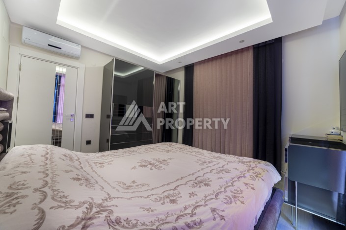 Меблированный пентхаус 3+1 с видом на море в Тосмуре, 201 кв.м. - Ракурс 12