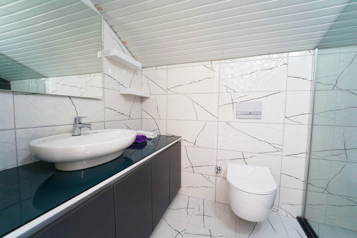 Трехкомнатная двухуровневая меблированная квартира в районе Оба, Алания, 140 м2 - Ракурс 21